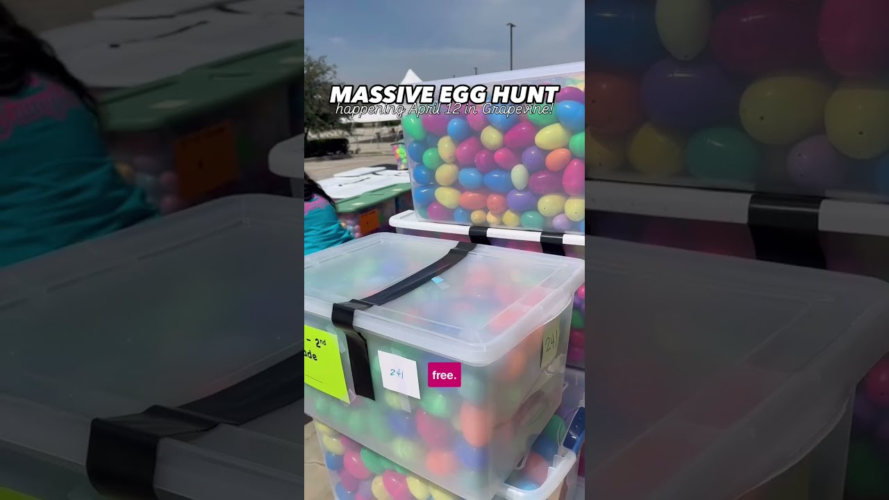 Is This The Biggest Easter Egg Hunt In Texas 40 000 Eggs Up For Grab Grapevine TX