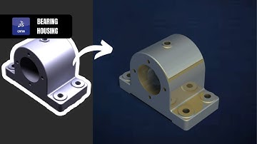 Bearing Housing in Catia V5 - 3D Modelling Timelapse