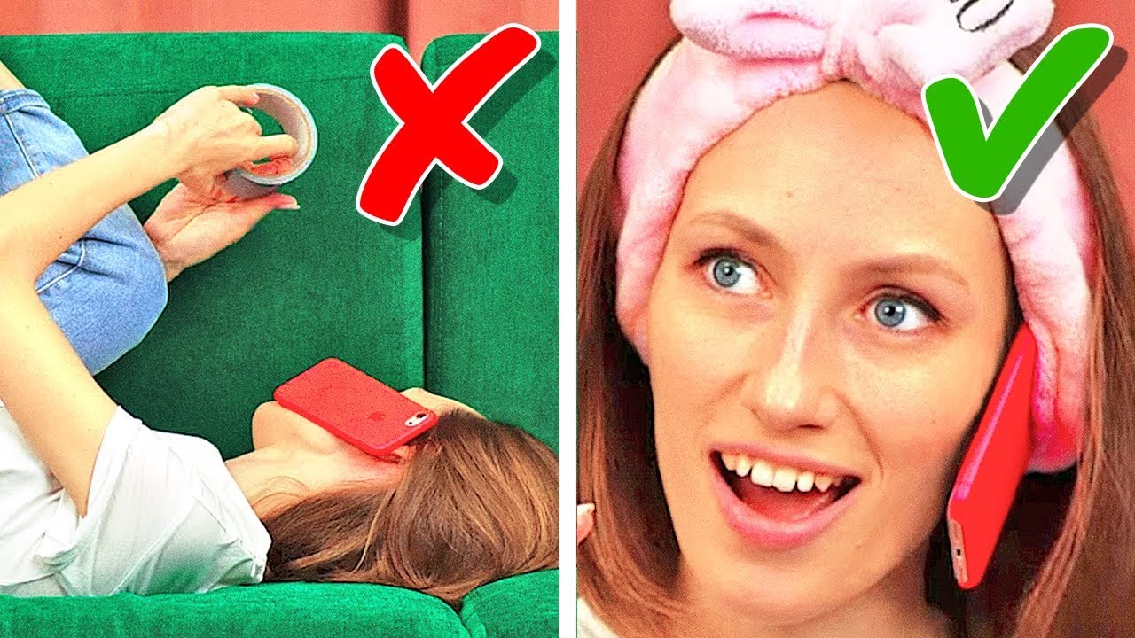 22 USEFUL HACKS FOR LAZY PEOPLE - YouTube
