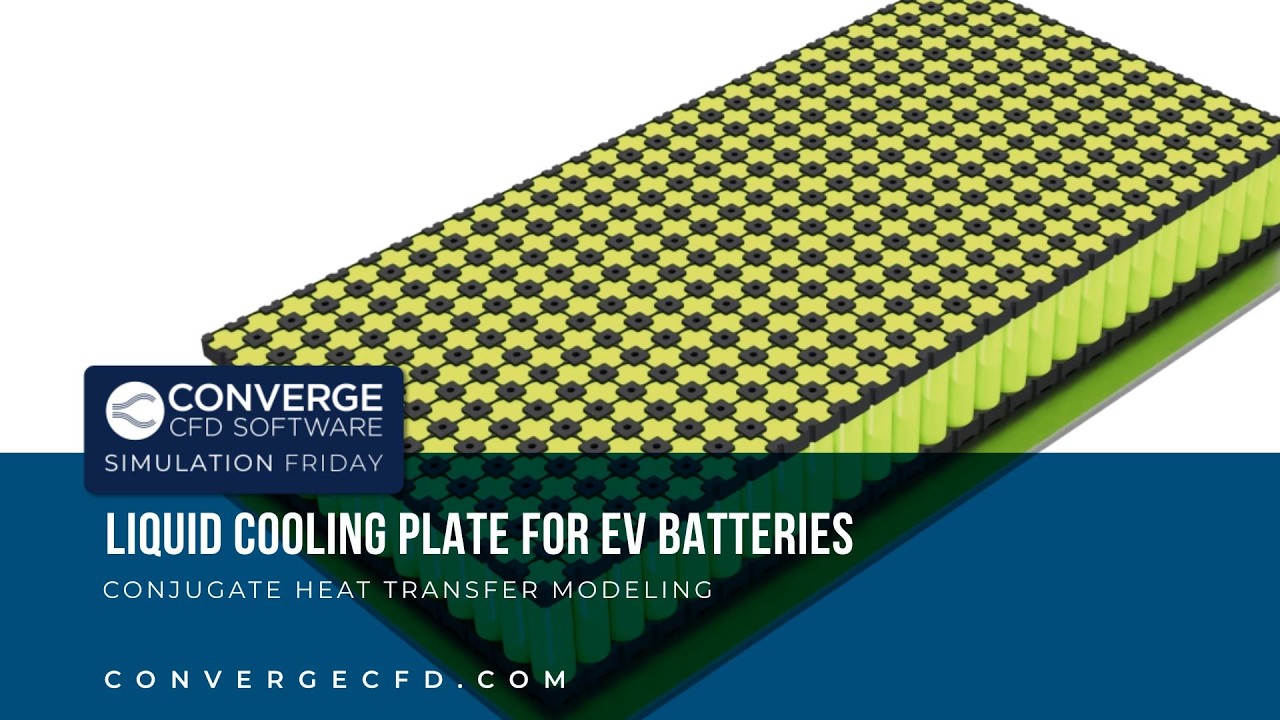 Simulating a Liquid Cooling Plate for EV Batteries - YouTube