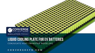 Simulating a Liquid Cooling Plate for EV Batteries