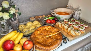 ОСЕТИНСКИЕ ПИРОГИ 🥧  БЮДЖЕТНЫЙ, НО ОЧЕНЬ ВКУСНЫЙ ОБЕД-УЖИН НА 2-3 ДНЯ 😍ОЧЕНЬ ВКУСНЫЕ БУТЕРБРОДЫ 🥪