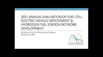 2021 Evaluation of Fuel Cell Electric Vehicle Deployment & Hydrogen Fuel Station Network Development