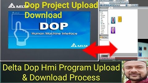 Delta Dop Hmi Program Upload & Download Process