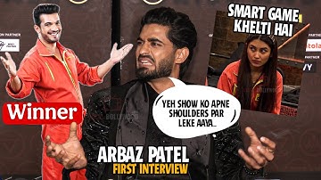 Arbaz Patel FIRST VIDEO after Rise And Fall Grand Finale | Full Interview