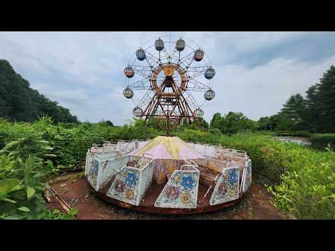 Exploring ABANDONED Theme Park Forgotten in The Woods thumbnail