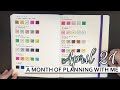 A month of planning | Day 21 | Monthly themes and colour palettes