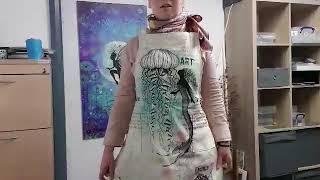 Introducing a stunning new Craft Apron from Lavinia Stamps