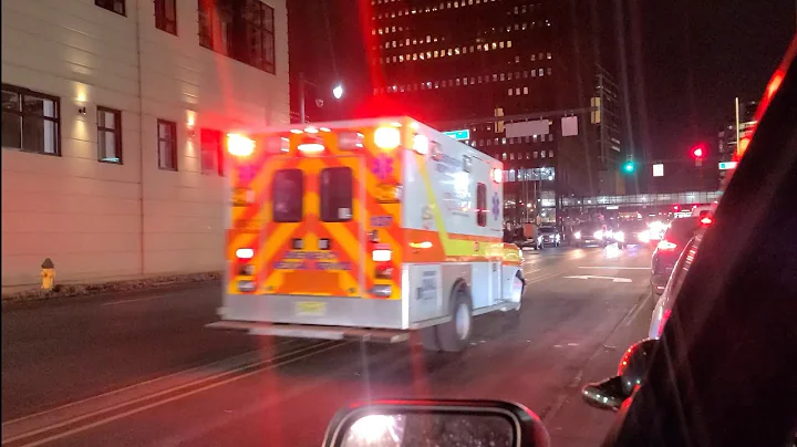 UMDNJ unit Responding DownTown Newark Nj 12-24-20