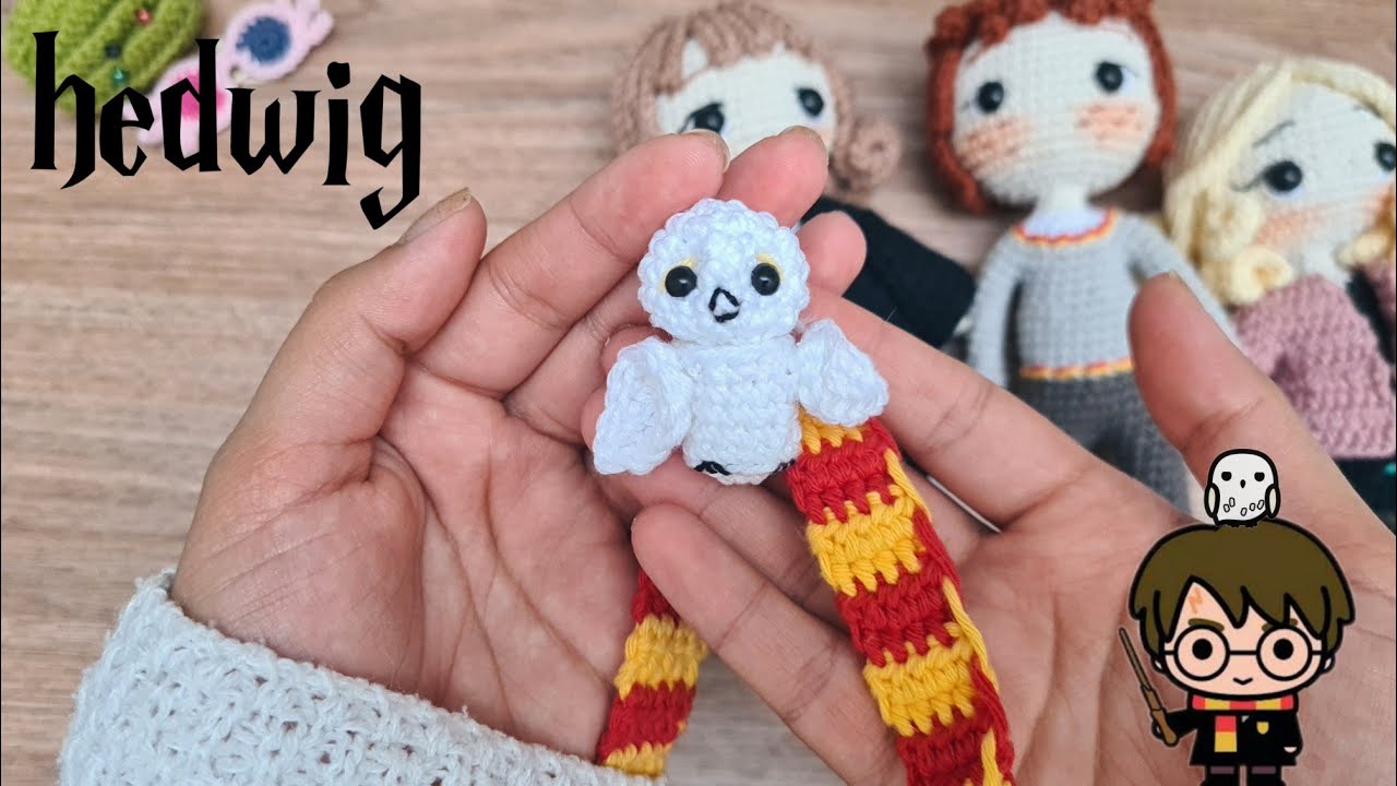 Hedwig amigurumi | Personaje de Harry Potter