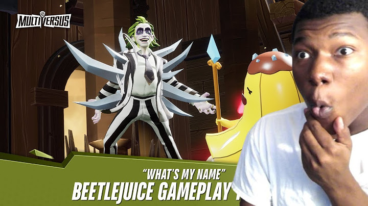 MultiVersus - Official Beetlejuice “What’s My Name” Gameplay Trailer REACTION