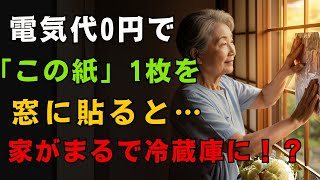 電気代0円で真夏を乗り切る!?誰もが試したくなる“窓だけで涼しくなる方法”  #電気代節約  #夏を快適に過ごす方法  #生活の知恵