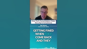 How Tech Consolidation Helps Security & Compliance