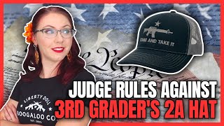 Judge Rules Against 3rd Grader's 2A Hat