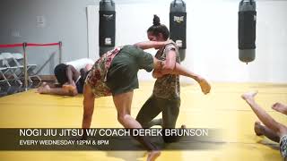 NoGi Jiu Jitsu w/ Coach Derek Brunson
