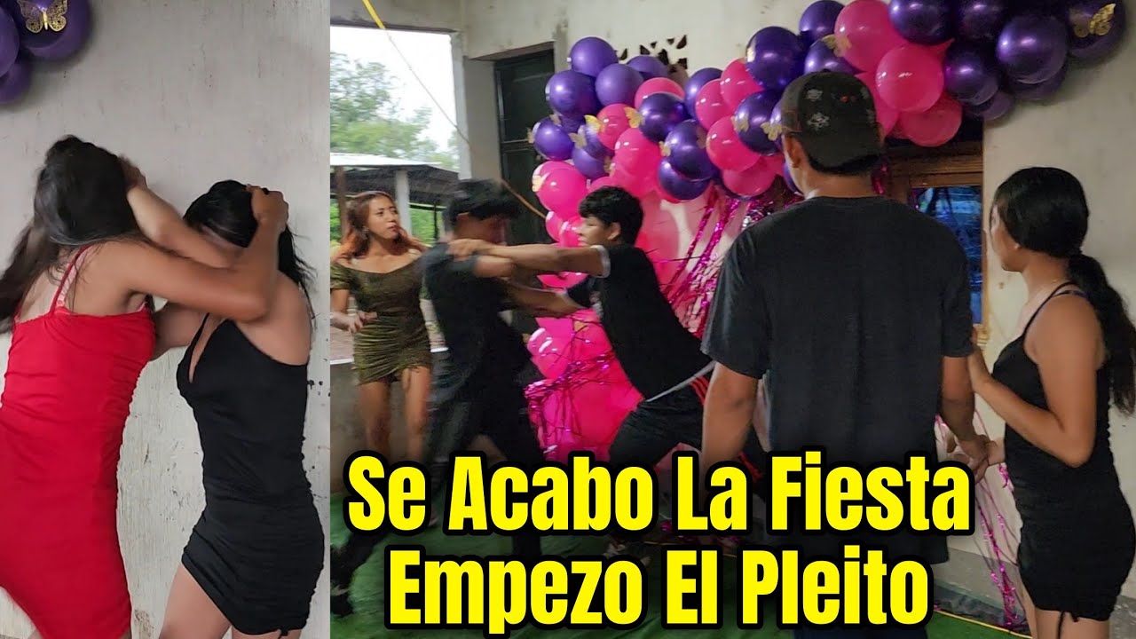 Esto Se Salio De Control En Pleno Baile Empezo El PIeit0🤬 David Vrgeo Al Novio De Luci
