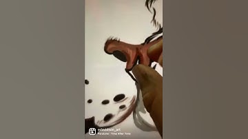 Zoom in, zoom out! Another drawing using the procreate app #youtubeshorts #procreate