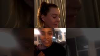 Ellen Pompeo and Kelly McCreary - Instagram Live - March 19, 2020 (Part 1)