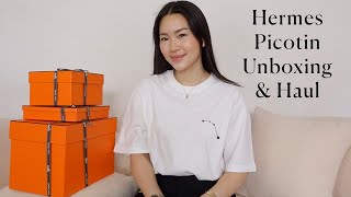 HERMES PICOTIN BAG UNBOXING & REVIEW & HAUL