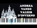 Andrea vanzo  valzer dinverno piano tutorial