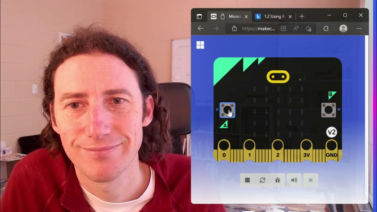Microbit makecode on logo pressed and showleds youtube