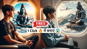 Maha Shivratri 3d Ai image editing tutorial ||bholenath Boy Name Ai image editing || bing Ai