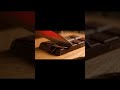 Melting Chocolate #asmr  Hot Knife Cutting Sati