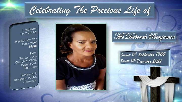 Funeral Service Of The Late Ms. Deborah Benjamin