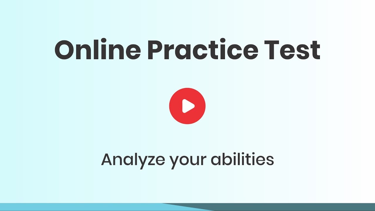 Online Practice Test - YouTube