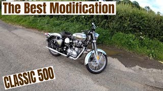 My Royal Enfield Classic 500 Best Modification So Far