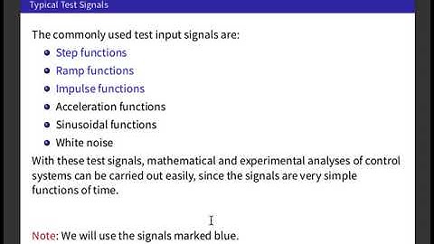 Transient and Steady State Response Analyses Part 1