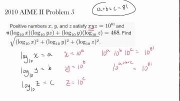 2010 AIME II Problem 5 (Logarithm, Expressions)