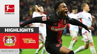 Bayer 04 Leverkusen - Union Berlin 4-0 Highlights Matchday 11 Bundesliga 202324