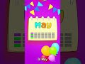 Birthday Song for Kids May | Happy Birthday August Babies and Children by Miss Patty #short