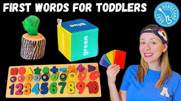 First Words, Colors and Numbers for Toddlers - Baby & Toddler Learning with Ms  Alyssa