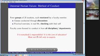 Student Induction Program: Mentoring and Universal Human Values | Level 1