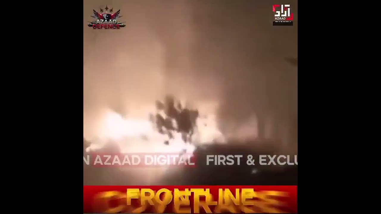 Srinagar air base under attack by Pakistan