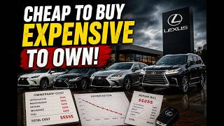 Lexus Models That Secretly Cost A Fortune To Own