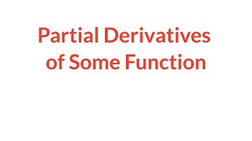 Partial Derivative of Some Function|KTU|Module-2|Multi variable calculus-Differentiation|Malayalam