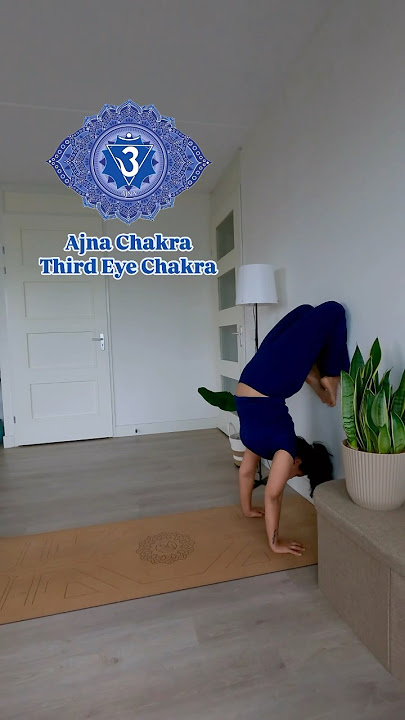 Ajna Chakra 💙 #yoga #youtube #shortsviral #shorts #youtubeshorts #chakras #thirdeyechakra