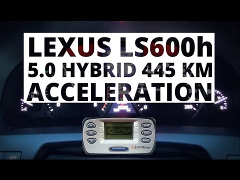 Lexus LS600h 5.0 Hybrid 445 hp - acceleration 0-100 km/h