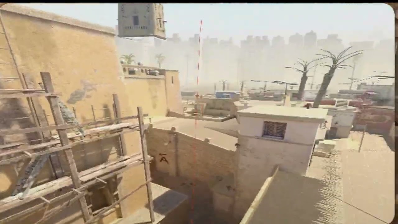Crouch jump smoke mirage cs2