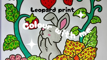 Leopard print 🐆 | Coco Wyo | Colour with me 