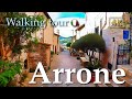 Arrone (Umbria), Italy【Walking Tour】History in Subtitles - 4K