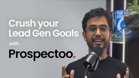 Prospectoo : Close more Deals with Hypersonalization at Scale and Accurate B2B Contact Data.