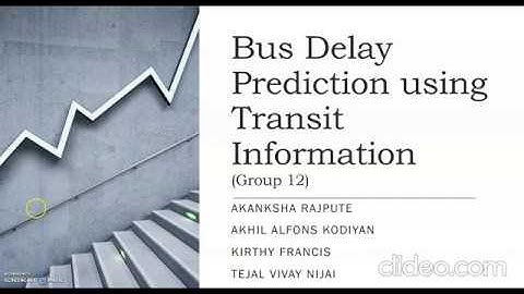 Predicting Bus Delays using Transit information - CA683