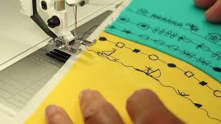ASMR Husqvarna Viking Theme Decorative Stitches