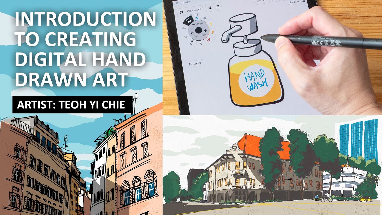 Quick intro to creating digital hand drawn art on Vivobook Slate OLED I ...