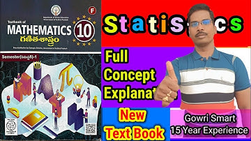 10th Class Maths New Syllabus|| Chapter-13|| Statistics Full Concept|| Must Watch Video || #viral