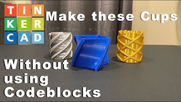 Make a Cup or Pencil Holder in Tinkercad without Codeblocks